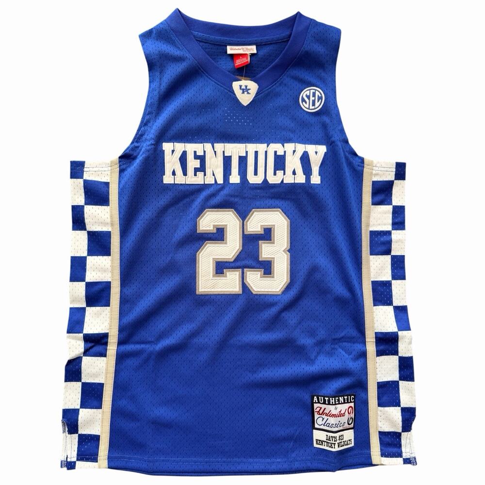 Unlimited Classics Jersey Kentucky Wildcats Anthony Davis #23 Blue Mens Large